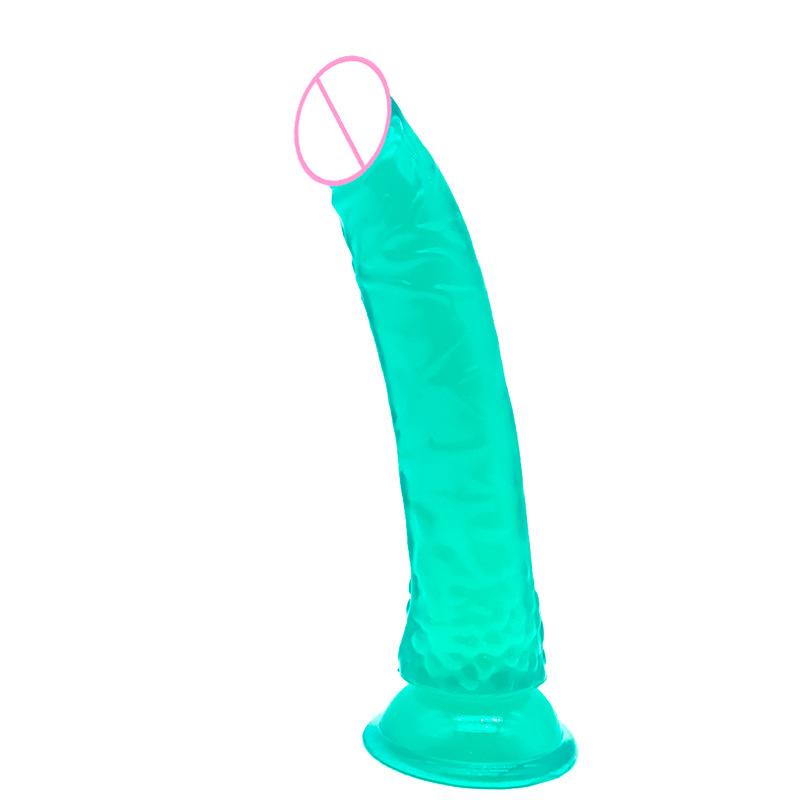 Colourful Dildo Small Dildo Transparent Crystal Female Masturbator Adult Products