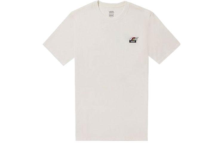Vans T Shirts Unisex White Crew Neck Moderate Straight Fit VN0A54L9FS8