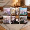 Fujisaki Chihiro Chiaki Chiakiro HD Print Square Pillow Cover Polyester Lightweight Customizable for Home Office Sofa Decor