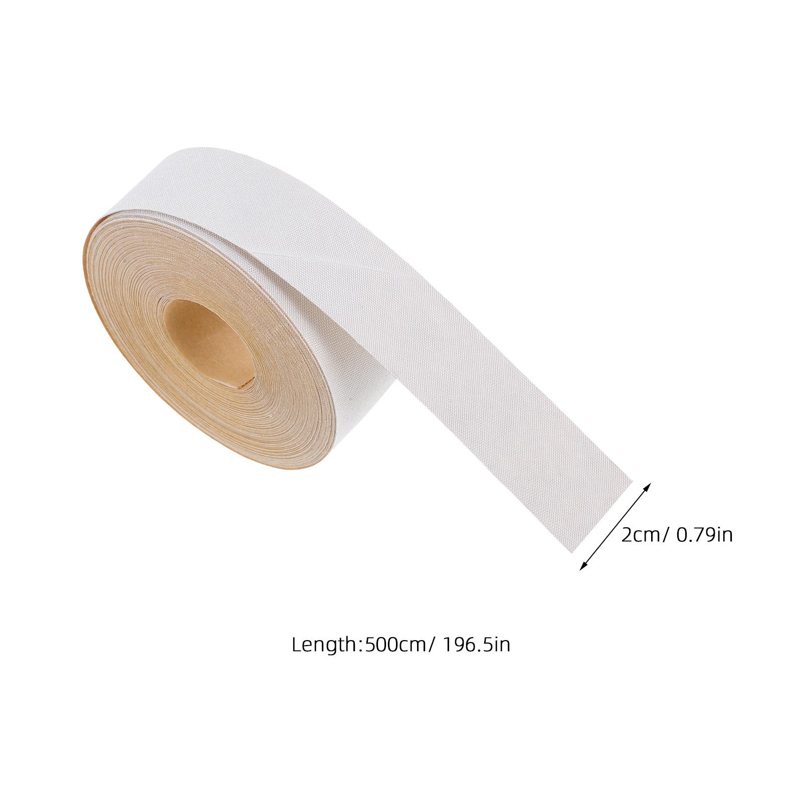 

2 Rolls 5 Meter Fabric Lampshade Edging Strip Self Adhesive Cloth Tape for Light Cover Edge Protection Home Decor Decoration білий