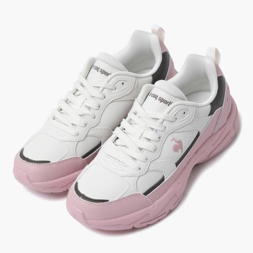 [Le Coq Sportif] Dragon Beat V3 - Cream:Pink QQ123LCR11_MUL0