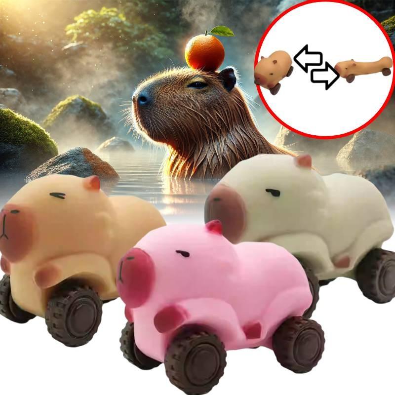 Car Capybara Squishy Toy Elongation Sliding Decompression Toys Gift Christmas