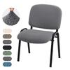 2Pcs/Set Solid Color T Jacquard Folding Dining Chair Cover Full Protection Comfortable Split Low Back Chair Covers Dust-proof