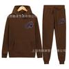 Trendy Corteiz Devil's Island Hoodie Street Hip Hop Sports Pants Casual Versatile Set