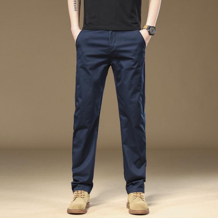 Men's Versatile Loose Straight-Leg Light Business Casual Pants - P351