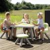 SMOBY Life - Table pour enfant - Intérieur et extérieur - Anti-UV