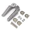 Motorcycle Footrests Foot pegs rear For Ducati Monster 696 796 1100 S EVO Multistrada Hypermotard 620 Dark Supersport  46510601A