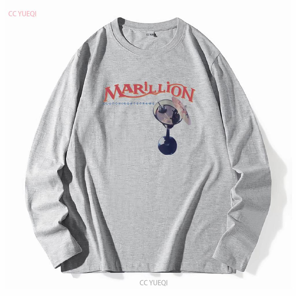 Remake 80s Marillion Britská rocková kapela 1987 Tričko S 4XL TE6756 vintage Vyprané Měkké Streetwear Pánské Neformální Unisex Pohodlné