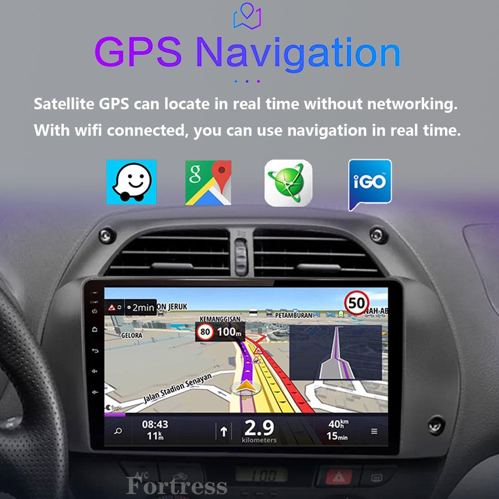 8G+128G CarPlay 2din Android AutoRadio GPS Multimedia Player for Toyota RAV4 Rav 4 2001 2002 2003-2006 DSP IPS 2 DIN Car Stereo