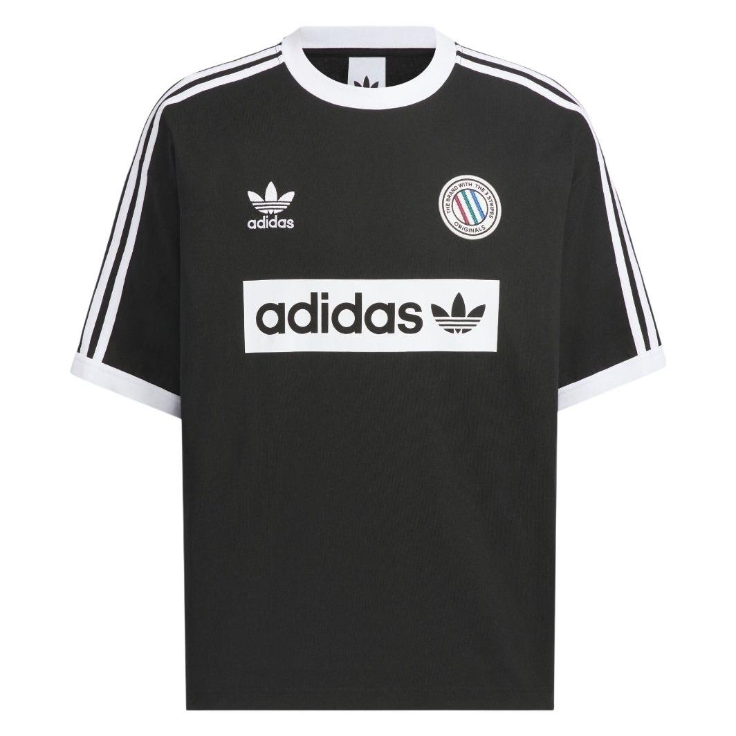 

Adidas Originals SS25 Классическая спортивная серия Свободная футболка с коротким рукавом и круглым вырезом Мужские топы KC2603 S