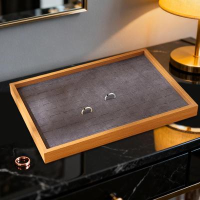 Display Tray Organizer Portable Large Capacity Gifts Versatile Storage Case Wood Ornament Daughter