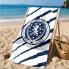 Asciugamano da Spiaggia con Emblema del Leone Rampante della Scozia, Asciugatura Rapida, Facile da Curare, Adatto Sia per il Fitness che per le Vacanze al Mare, Essenziale per lo Sport