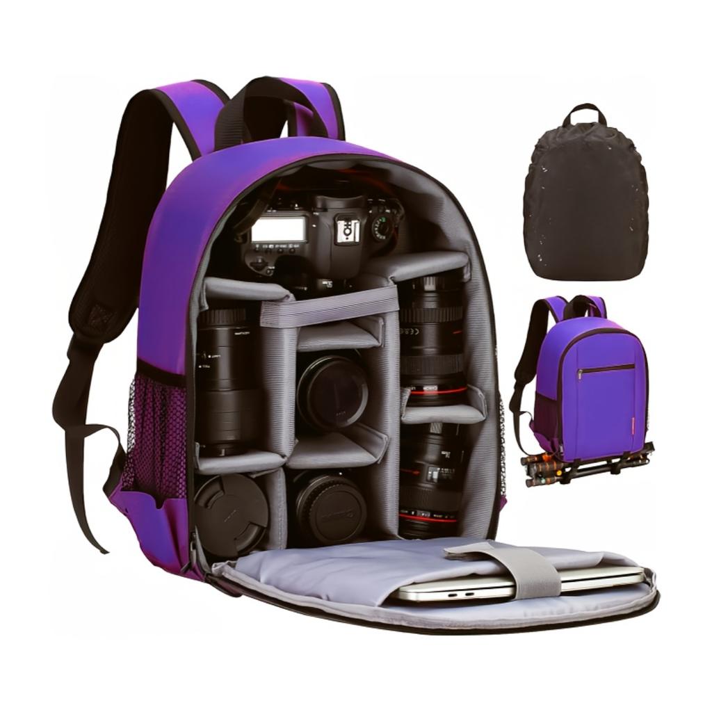Multifunctional Photography Backpack With Laptop Compartment, DSLR Mirrorless Camera Bag For Sony Canon Nikon Drone Storage Protective Case