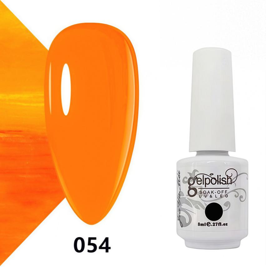 Amber Gel Polish Set: Gel Polish Manicure Kit with Whitening, Base Coat, and Sealer.