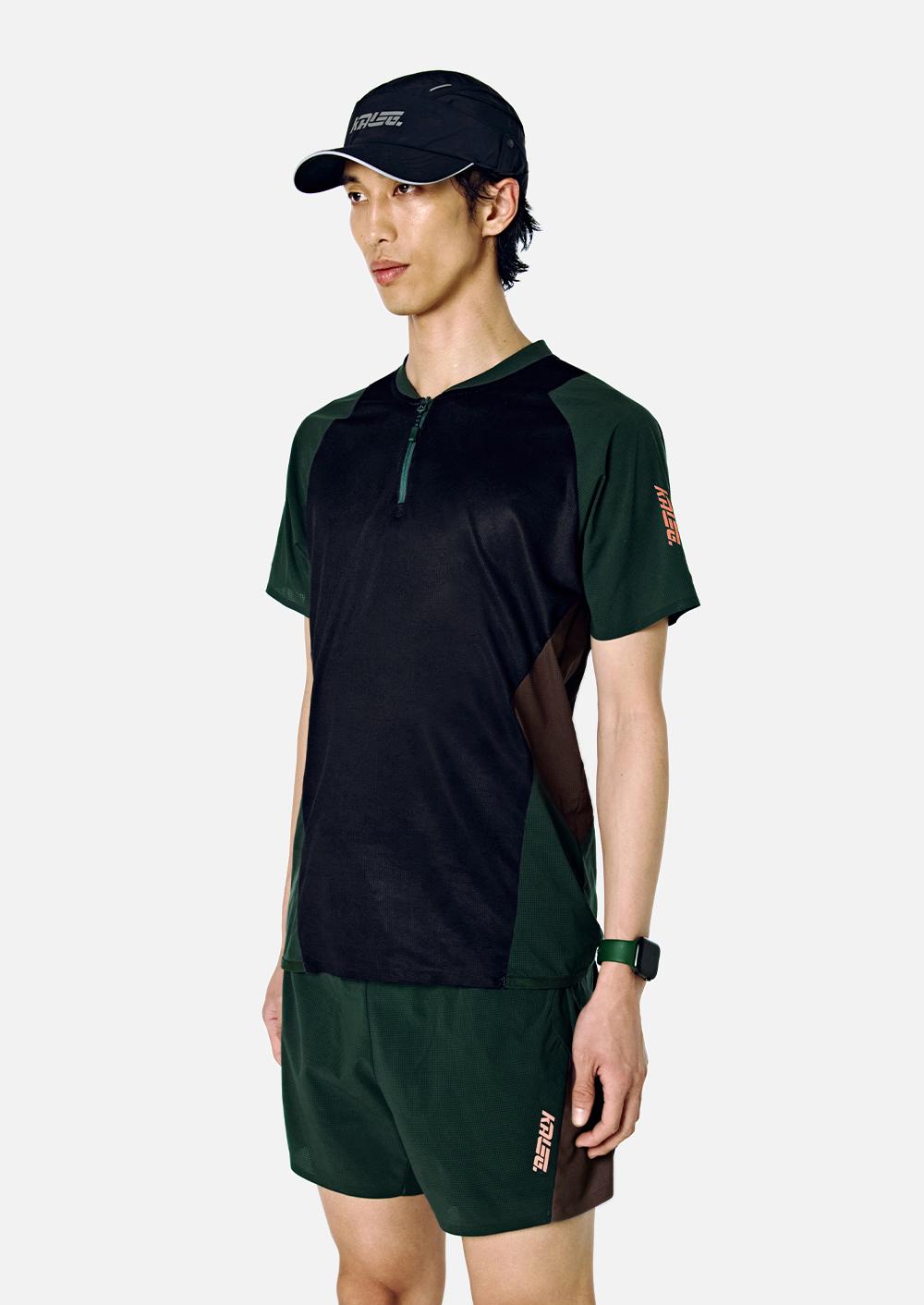 Callect 360 Vent Trail Quarter-Zip Shirt Men S (Black) Xl/Free