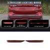Led Rear Bumper Reflectors Tail Brake Turn Signal Lights For Chevy Equinox 2017- Sequential Light