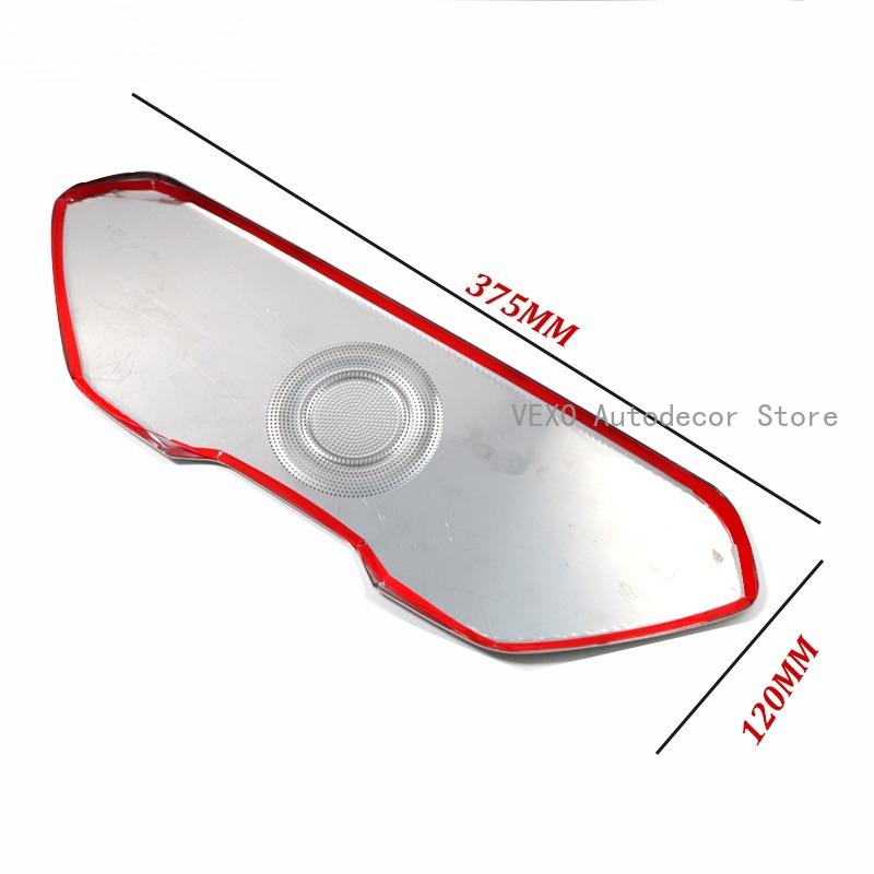 For CHERY JAECOO J7 PHEV Tansuo 06 2024 2025 Car Dashboard Horn Cover Stainless Steel Speaker Audio Sticker Decor Interior