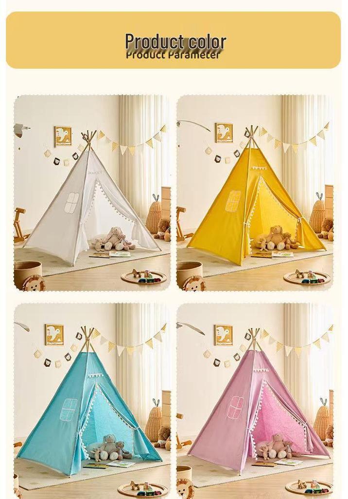 Indoor Children's Play Tent: Parent-Child Game Bed & Princess Role-Playing Toy House