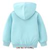 Herbst Neuheiten Einfarbig Kinder Hoodie Pullover Hoodie Regenbogenfarben Kinder Pullover Hoodie Alter 4-14 Atmungsaktives Polyester Mädchenbekleidung Langarm
