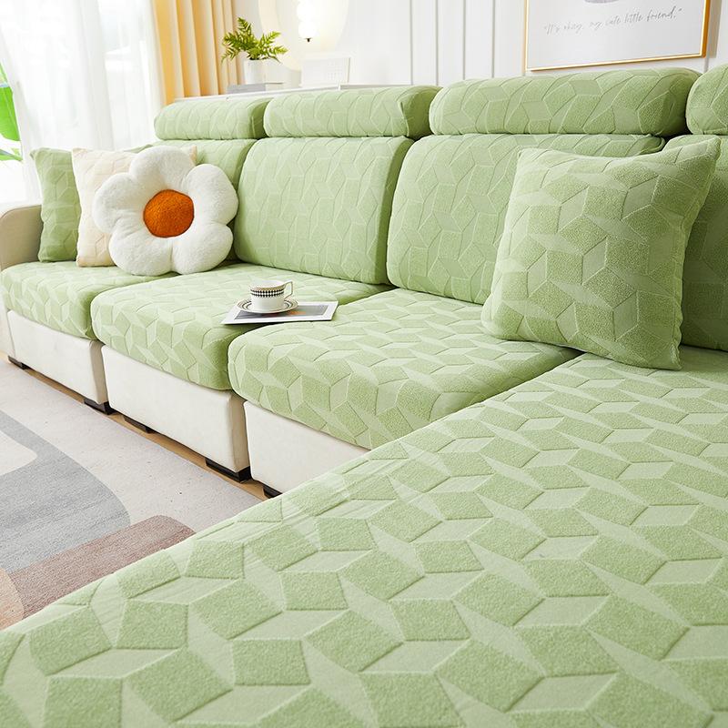 Small Fresh Sofa Cover, All-inclusive Universal Cover, New Style for All Seasons, Anti-cat Scratch, Anti-slip Elastic Sofa Cover