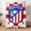 Custom Name Getafe FC Crest Blanket for Couch & Bed, Plush Cozy Fuzzy Blanket Super Soft & Warm Blankets for Fall and Winter. 0908249
