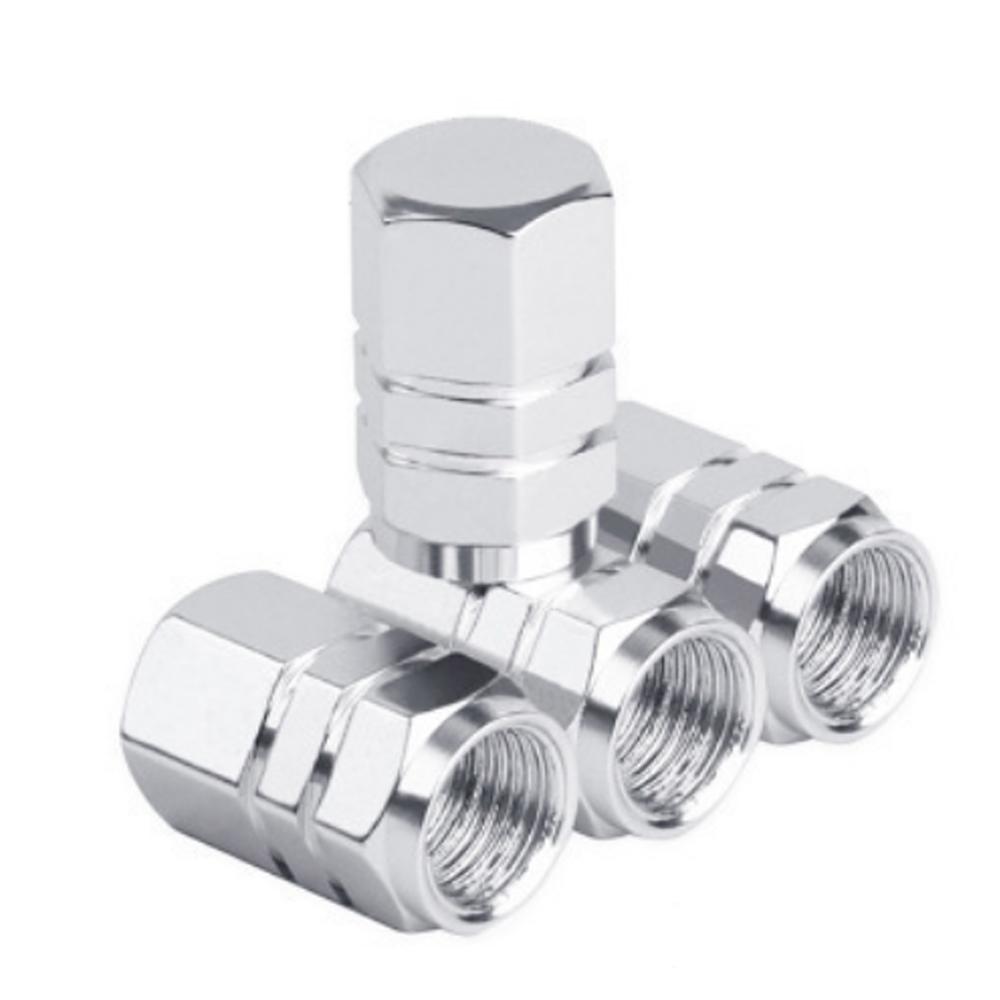 Aluminum Alloy Car Wheel Tire Valve Caps Tyre Rim Stem Covers Airdust Waterproof For Automobiles Motorcycles Trucks Bikes