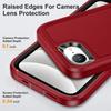 For iPhone 16e Case PC + Silicone + EVA 3 in 1 Shockproof Phone Cover