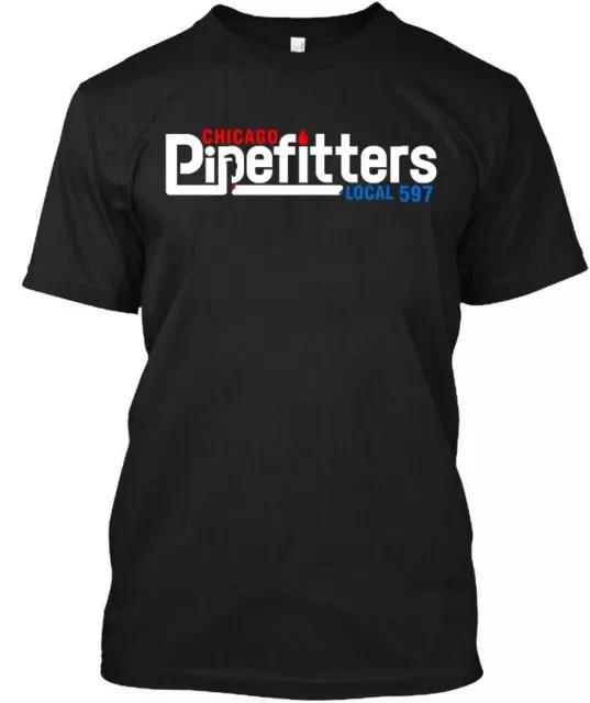 RARE! Pipefitters Local 597 American Labor Union Retro T-Shirt S