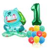 Standing Pokémon Pikachu Squirtle Child Elf Birthday Aluminum Film Printing Latex Balloon Gift