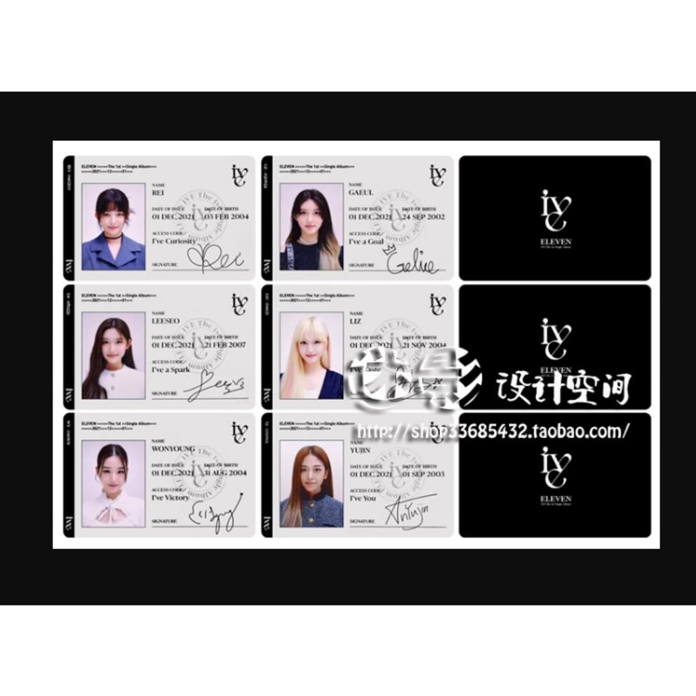 

Domestic shipping IVE Ive Photocard I am public goods non-public goods Ranpo ID card photo card Bedi Minive