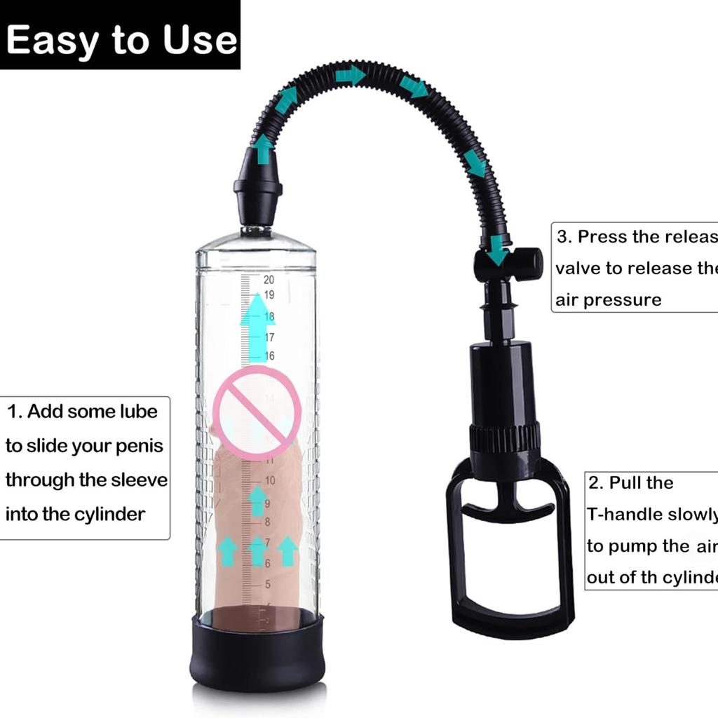 Manual Penis Pump Sex Toys for Men Vacuum Penis Extender Training Device For Adult Toys Vacuum Pump Air Penis Male Masturbators