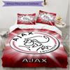 3-teiliges Bettbezug-Set (1 * Bettbezug + 2 * Kissenbezug, ohne Kern), Ajax Print Soft Ganzjahres-Bettwäsche-Set, Dekoration für Schlafzimmer zu Hause Geschenk