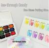 Nuovo Gel Pat Pat: Nove Griglie Nail Art Colore Solido Pittura Blush 2024 - Sfumato Saturo Gradiente, Non Richiede Lavaggio