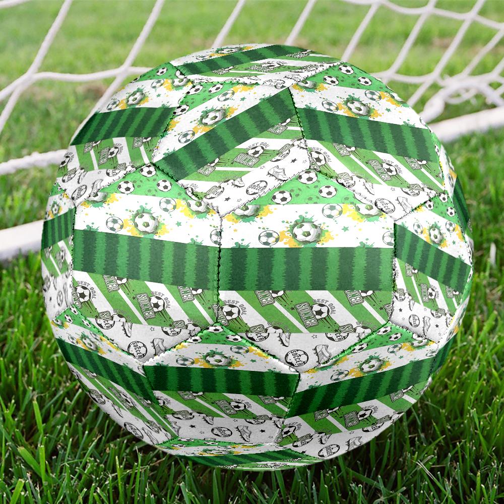 Soccer Theme Size 5 Soccer Ball, Suitable for Both Indoor and Outdoor Matches, a Gift Suitable for Everyone.