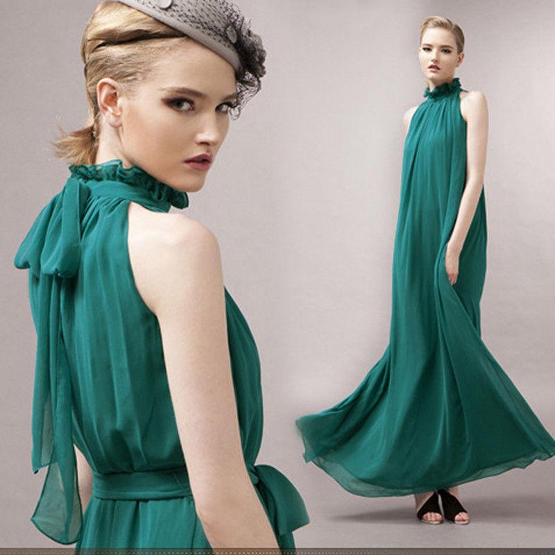 Women's Extra Long Fairy Beach Dress - Summer Chiffon, Plus Size, Spaghetti Strap