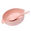 Kid Bowl Environmentally Protective Multifunctional Rugged Kid Dessert Bowl with Spoon for Toddler