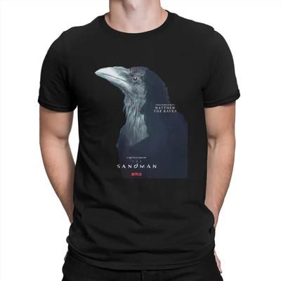 Unisex T-Shirt British And American Suspense TV Dramas Cool  Cotton  Sleeve The Sandman T Shirts  Collar Clothing Birthday Gift