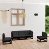 Day and Night - Day and Night 5-piece Garden Furniture Set and Solid Pine Wood Cushions