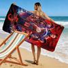 Stranger Supernatural Things Print Beach Towel, Large Soft Quick Dry Towel for Beach Camping Swimming
