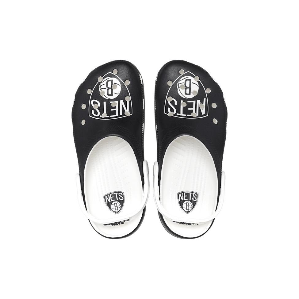 Crocs NBA X Classic Clog Brooklyn Nets Unisex Sneakers Blue White Black 208651-103