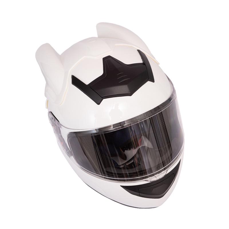 Universal Dragon Ears Full Face Helmet for Women - All Seasons Motorcycle & Electric Scooter Use