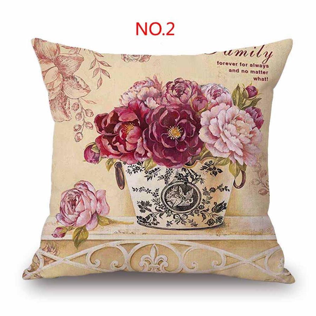 Bohemian Sofa Cushion Case with Nordic Flowers for Home Decoration 2 456₽