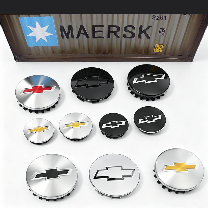 4pcs 52mm 58mm 82mm Car Wheel Rims Center Hub Caps Cover For Chevrolet Cruze Sonic Silverado Camaro Captiva Equinox Trailblazer gjfp57