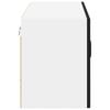 Wall Cabinet LUCCA Black 80 X 31 X 40 Cm Particleboard