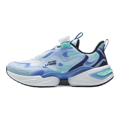 Li Ning Kids Qiang Yue Sports Life Comfortable Soft Fashion Sneakers Kids Sneakers Standard-White YKNV002-3
