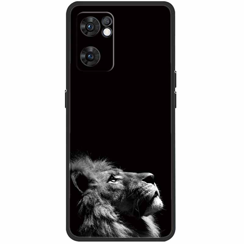 Hülle für Oppo Find X5 Lite Hülle Katze Weiches Silikon TPU Rückabdeckungen für Oppo Find X5 Lite 5G Hülle CPH2371 Stoßfest Coque Fundas