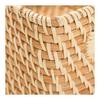 NITORI Rattan Basket RD-001 Quarter Width 19 x Depth 26 x Height 12cm Natural 8421034