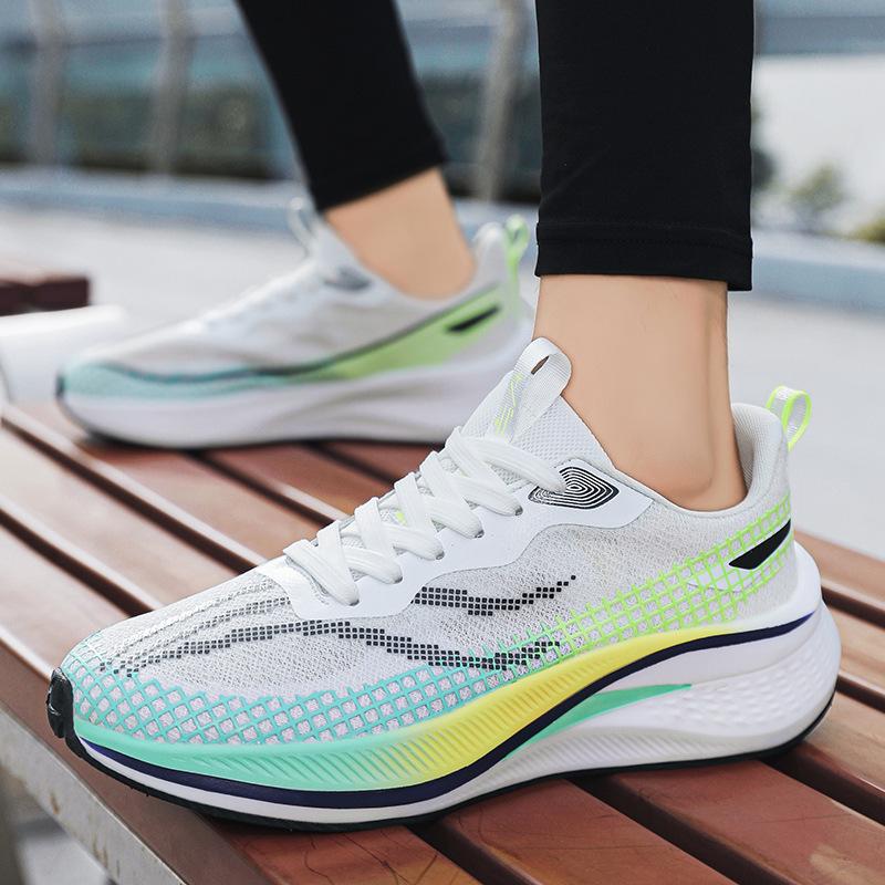 Men's Shoes New Couple Running Shoes Heightened Sole Breathable Versatile Comfortable Fashion Casual Sports Shoes Autumn New Running