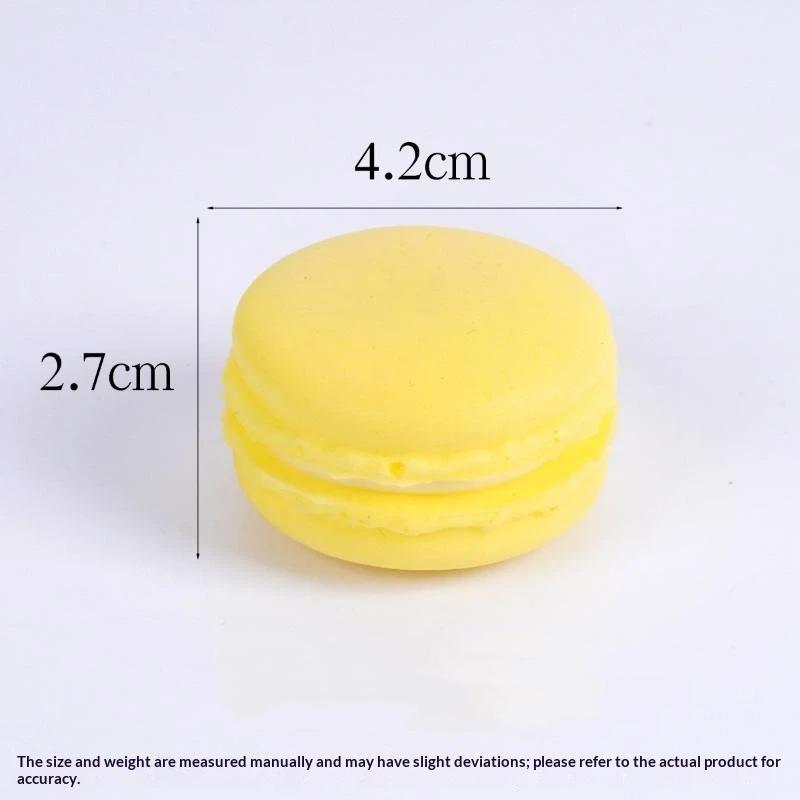 Artificial Macaron Simulation Food Models Lifelike Texture Assorted Styles for Holiday Party Decor Home Desktop Ornament Gifts
