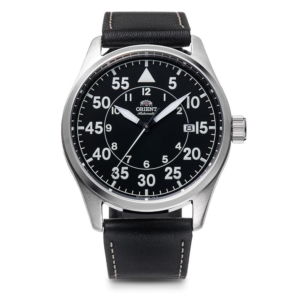 Orient ORIENT Automatic Winding Watch Flight Mechanical Automatic Domestic Manufacturer Warranty RN-AC0H03B Men's Black